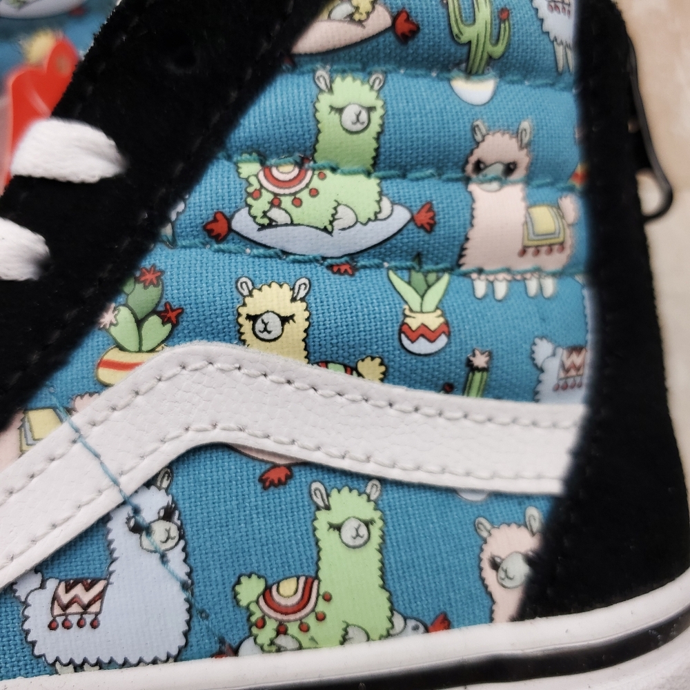 Vans SK8-Hi Zip Llamas Delphinium - Picture 4 of 9